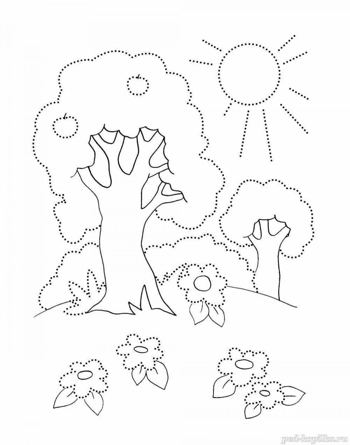 Color-innovative coloring page second junior group