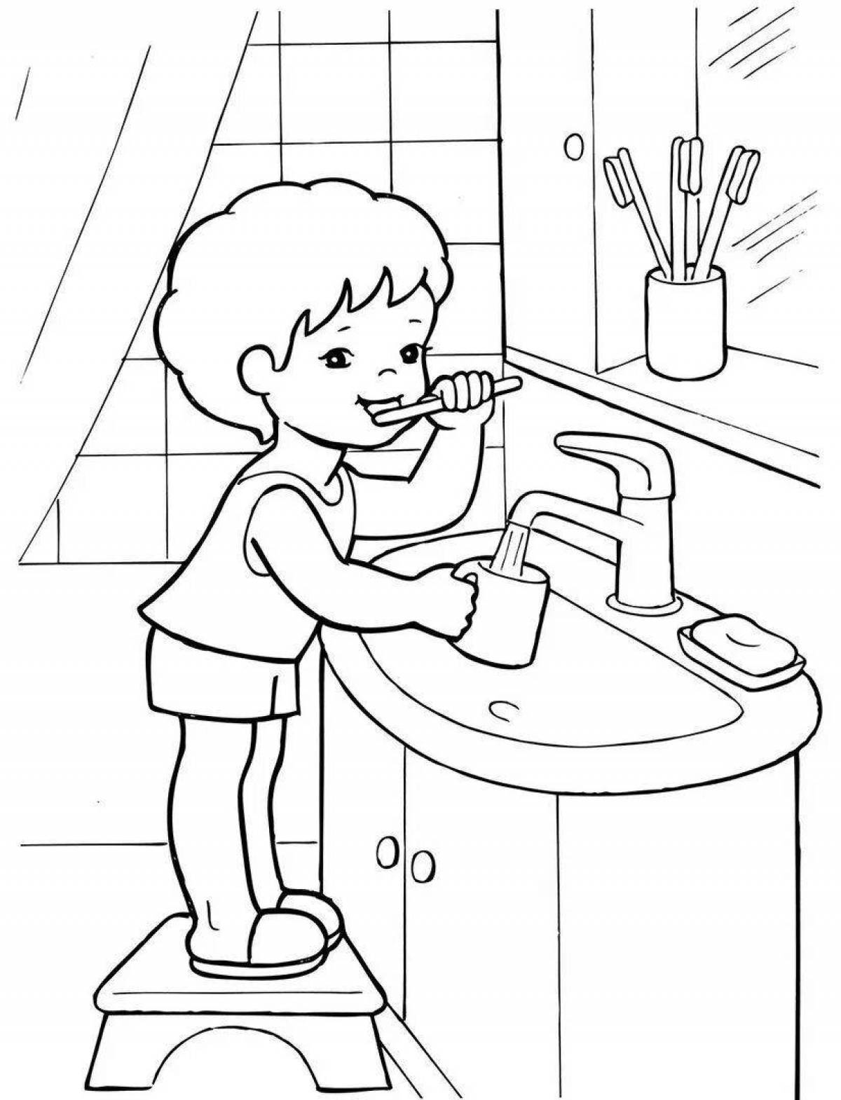 Health Inspiration Coloring Page