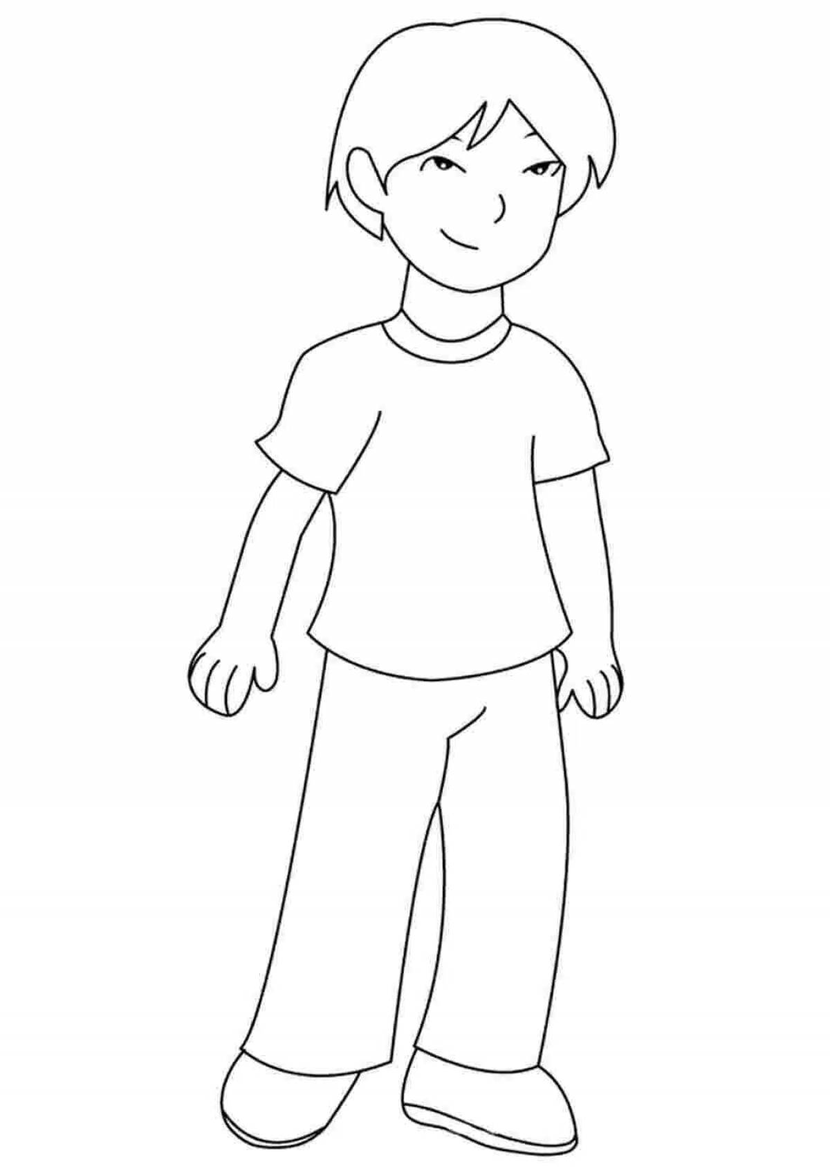 How to draw a person #24