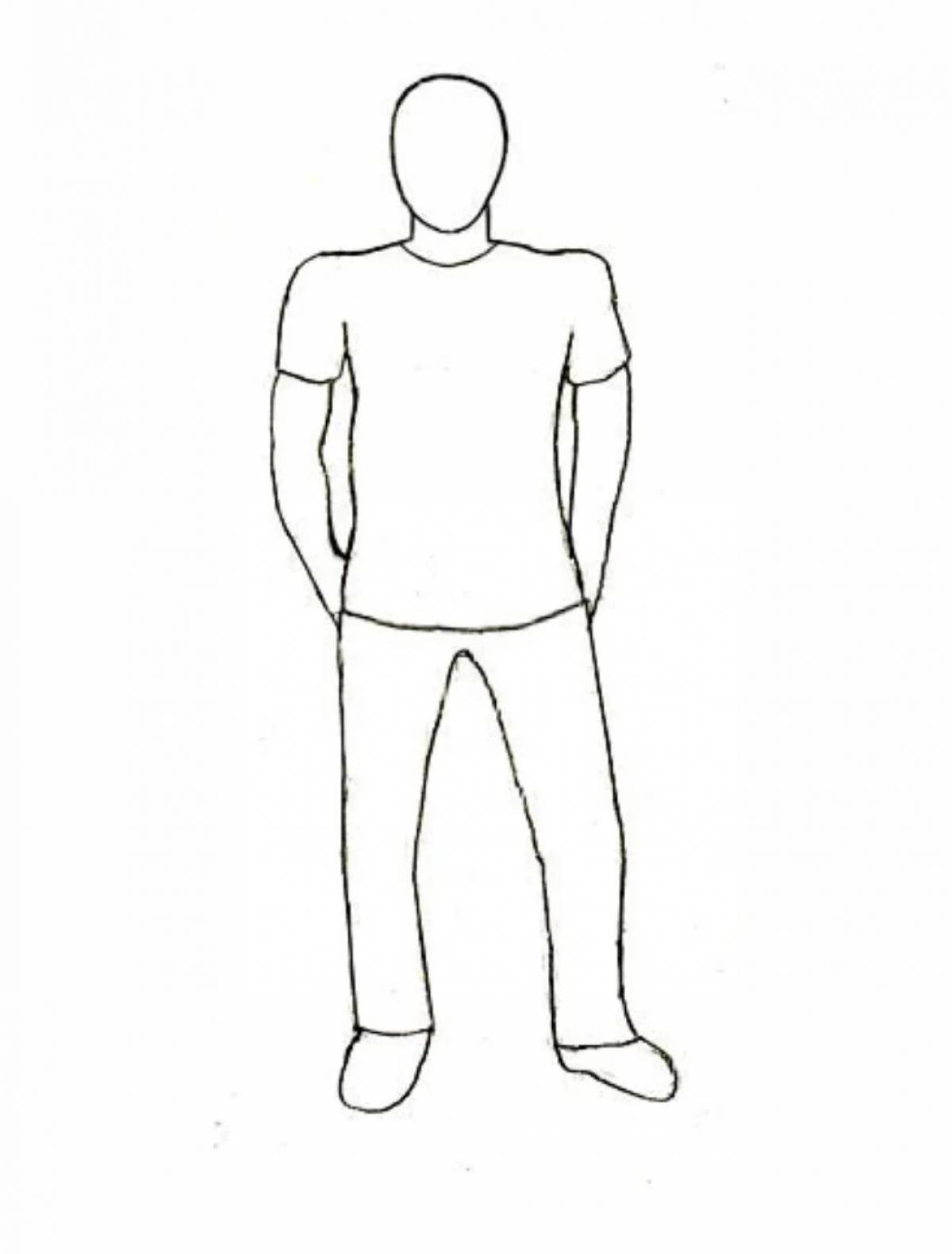 How to draw a person #26