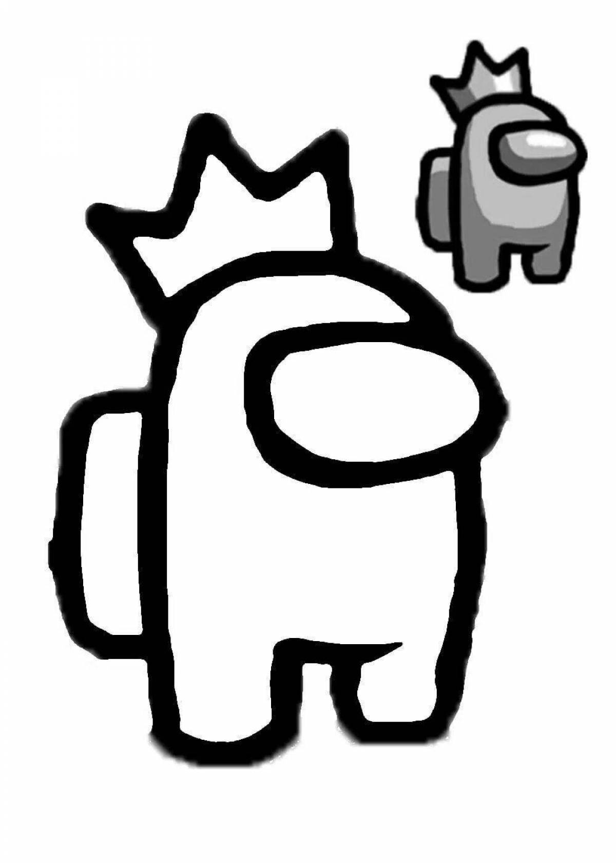 Раскраска Потрясающая раскраска amon gas для дошкольников