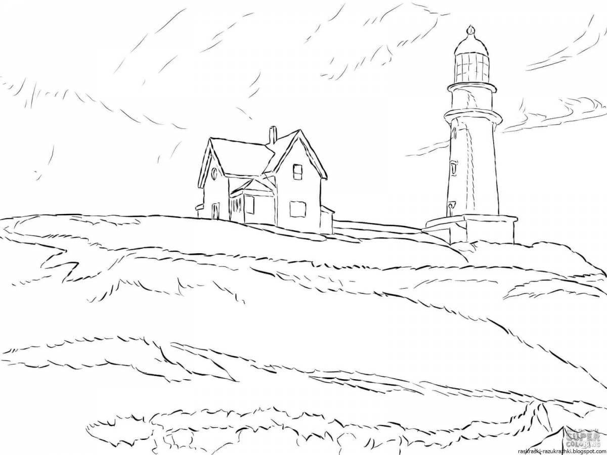 Coloring fairytale Crimea