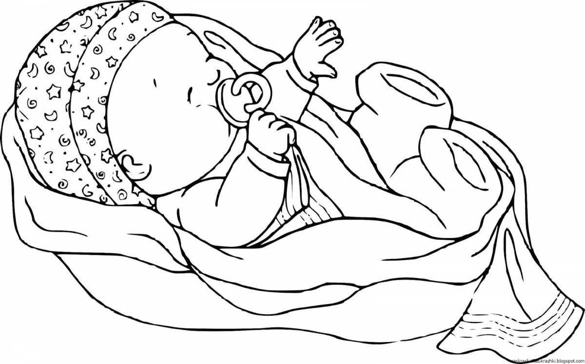Living coloring page 