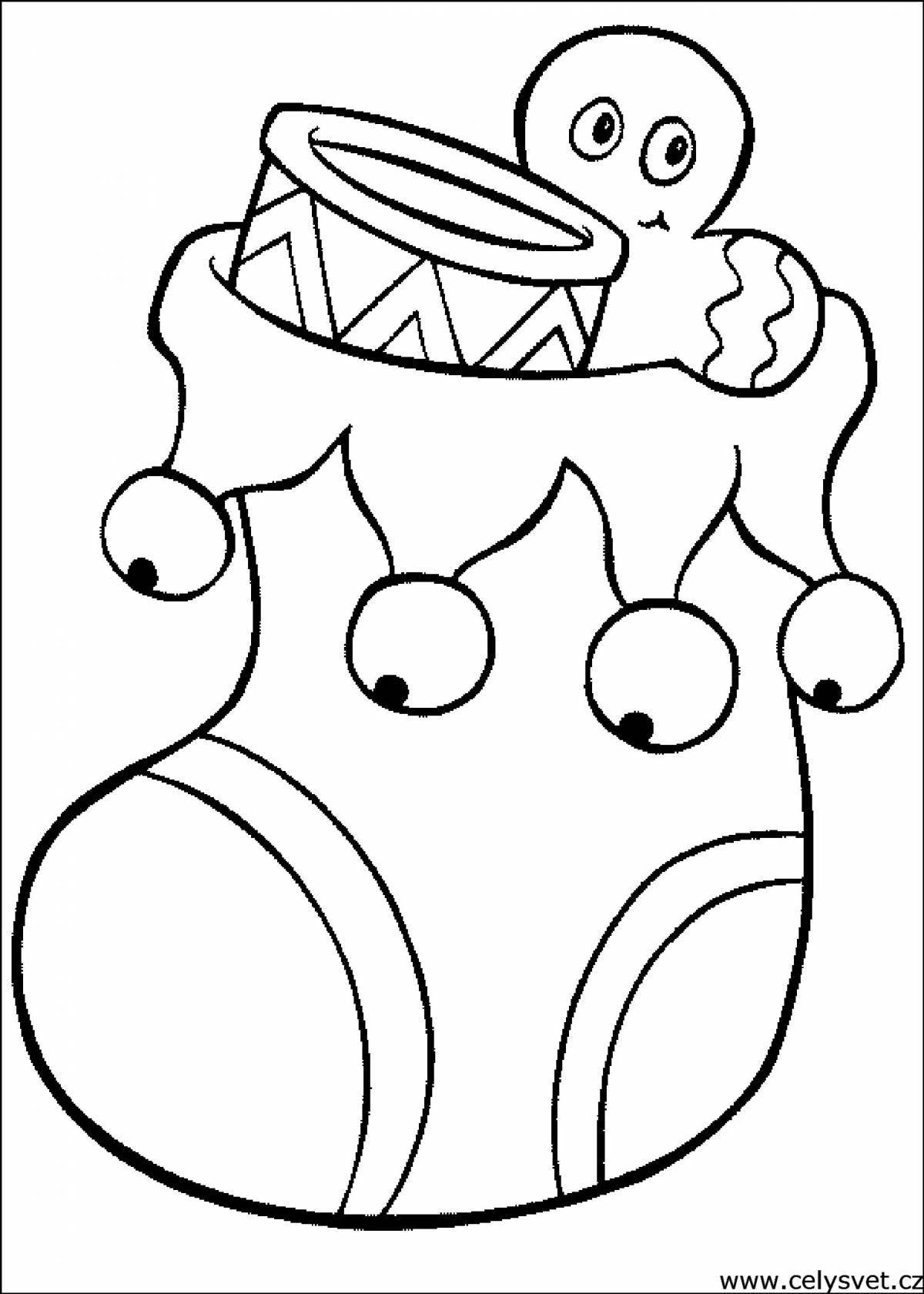 Adorable Christmas coloring book