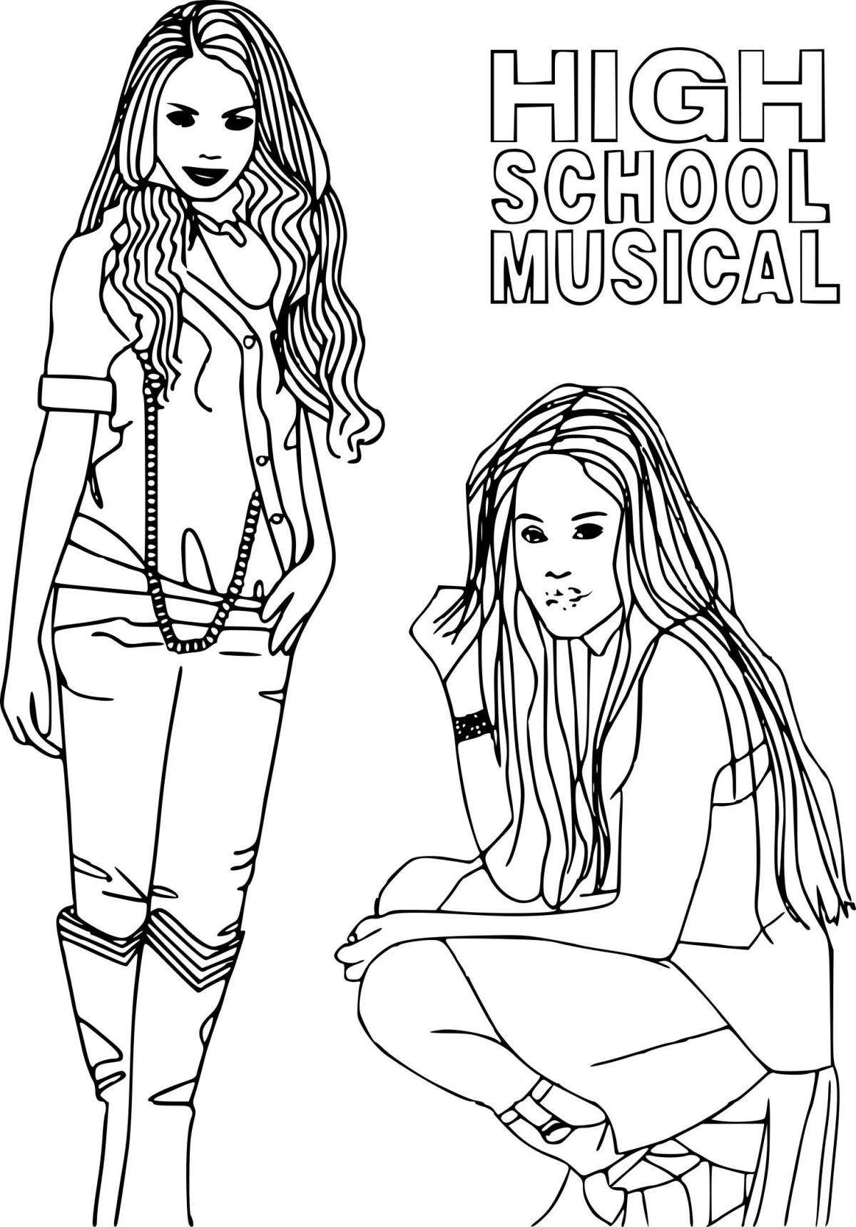 Color-glorious coloring page 16-17 years old