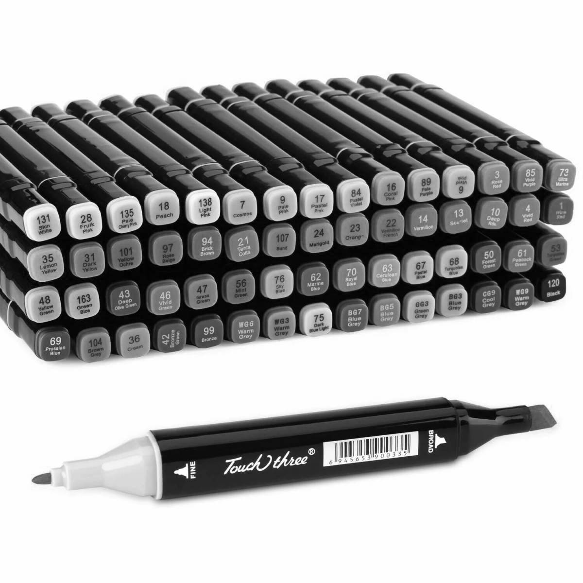 Раскраска Игривая раскраска для скретч-маркеров