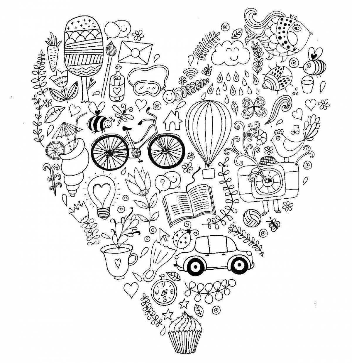 Раскраска Инновационная раскраска для скретч-маркеров