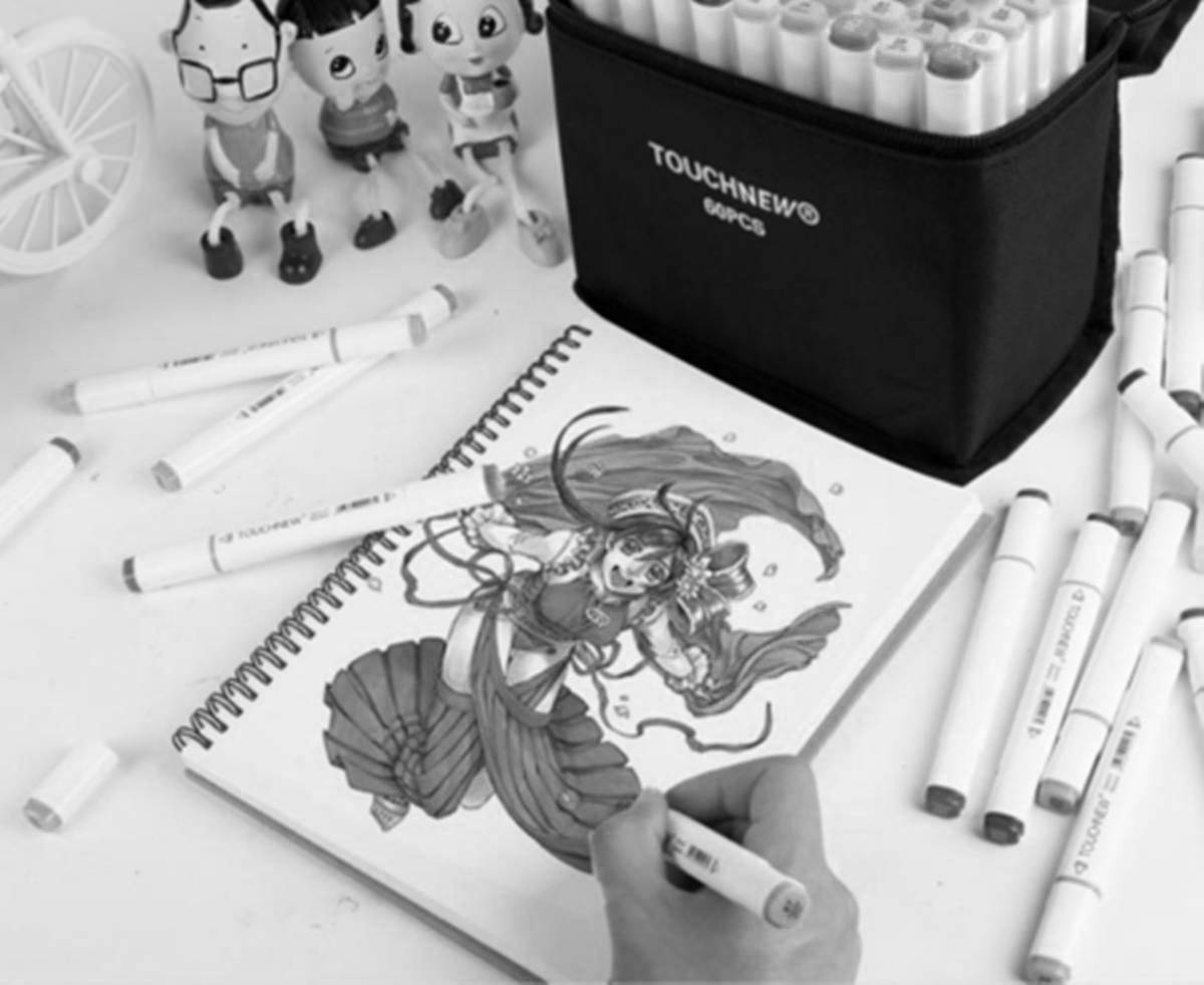 Раскраска Потрясающая раскраска для скретч-маркеров