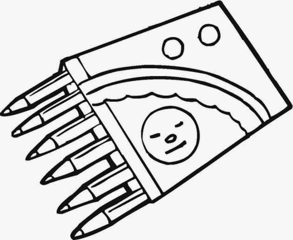 Раскраска Элегантная раскраска для скретч-маркеров