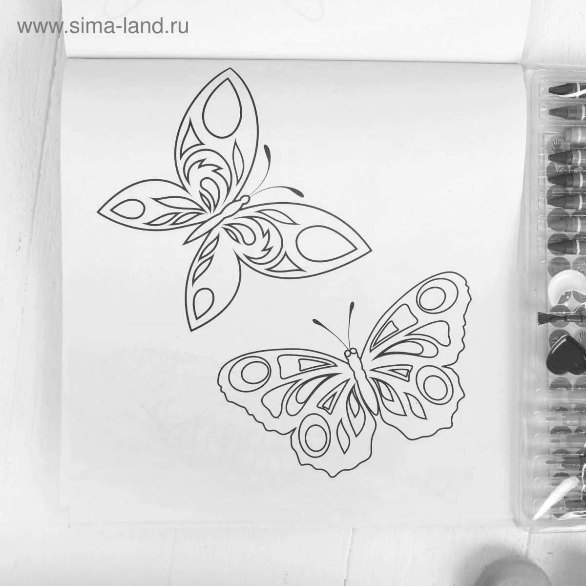 Раскраска Цветная раскраска для скретч-маркеров