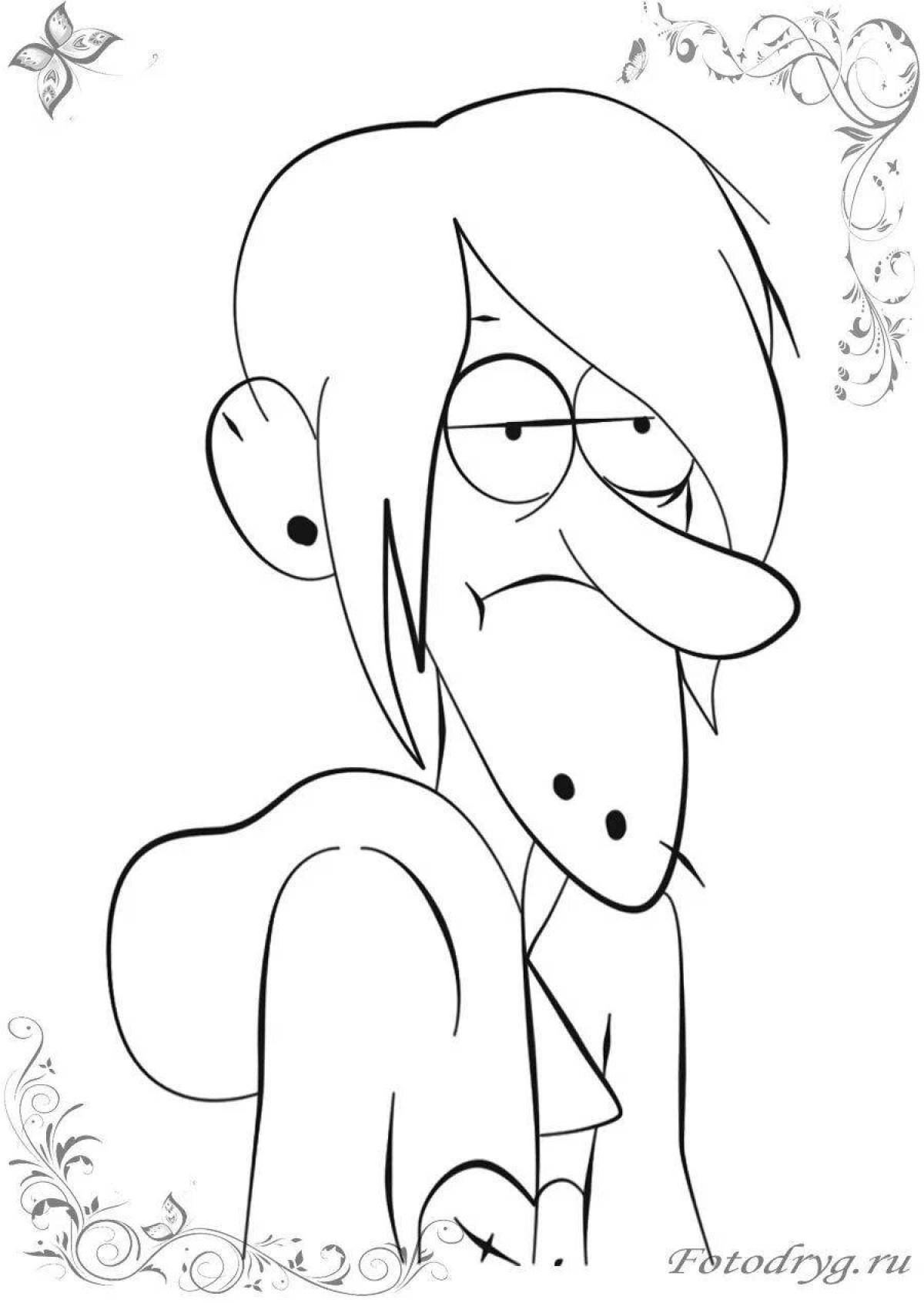 Photo Coloring cute gravity falls