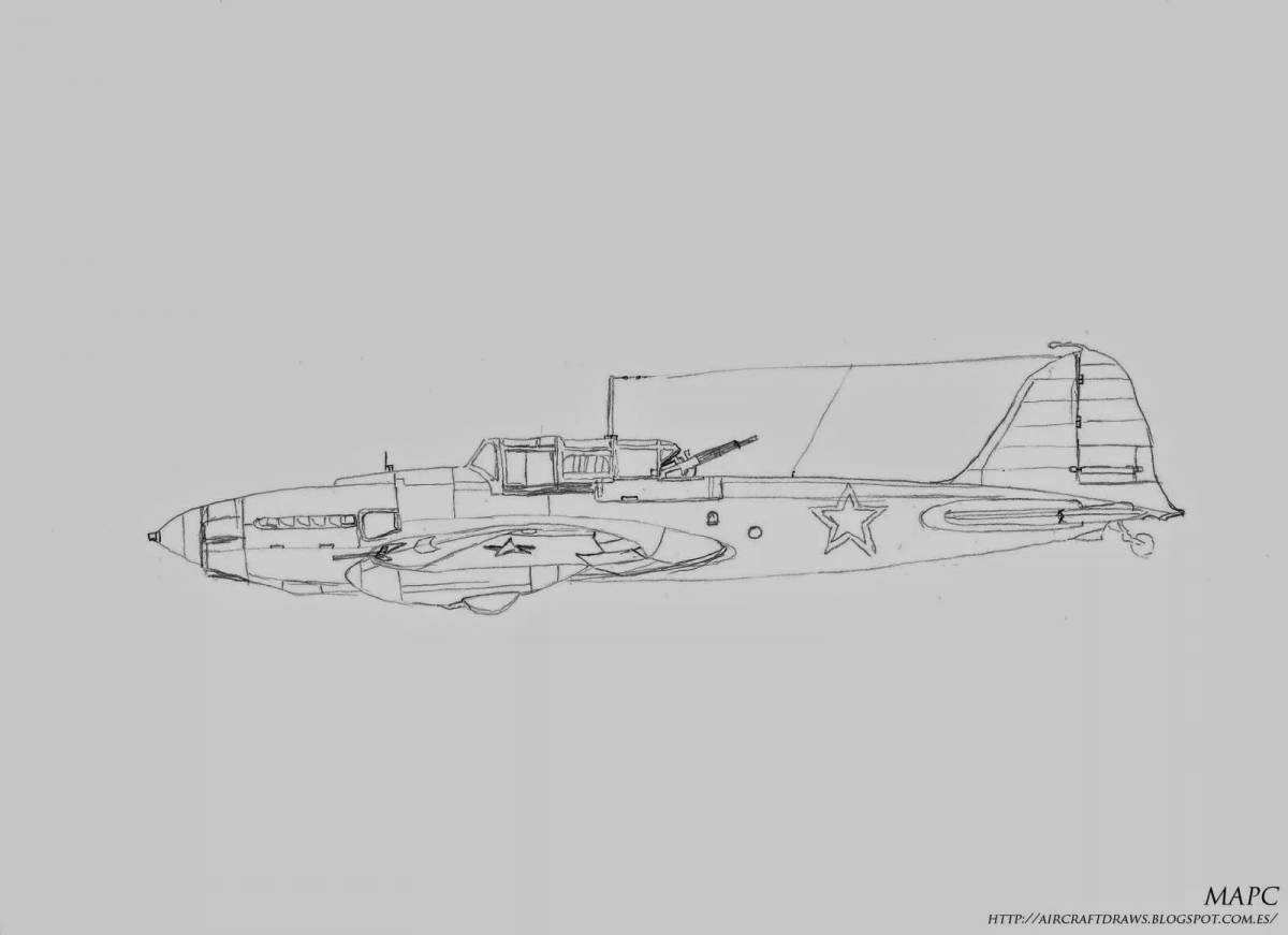 Marvelous silt 2 plane coloring page