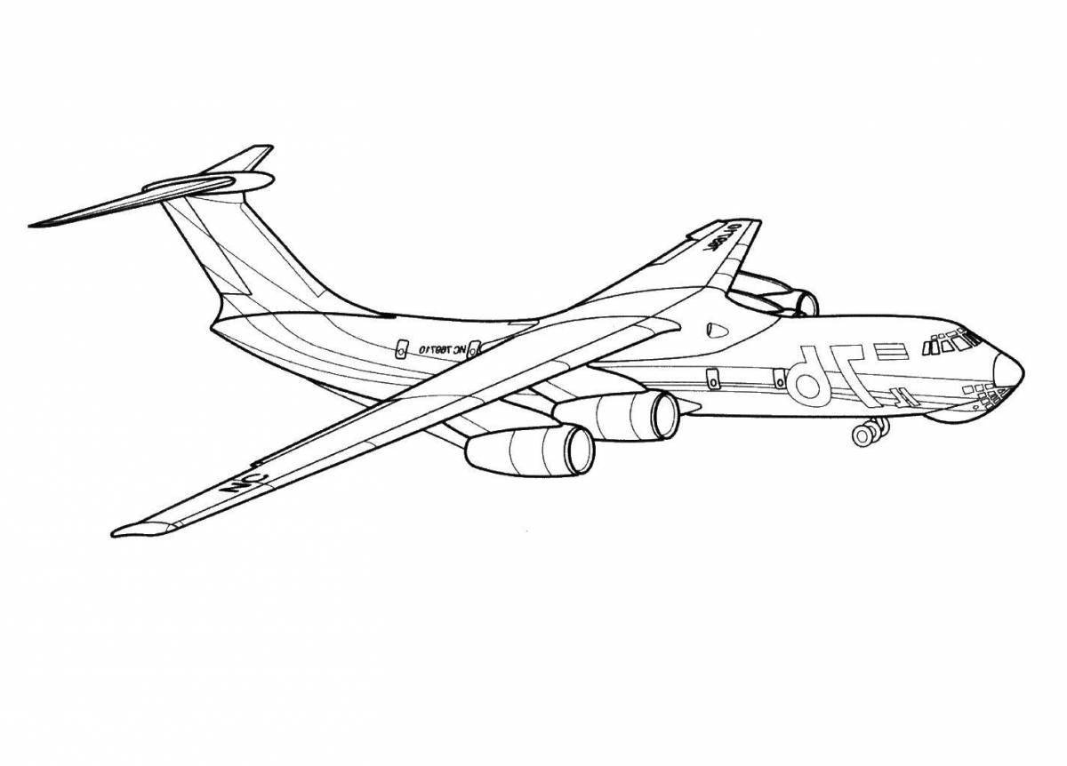 Очаровательная раскраска самолетов silt 2