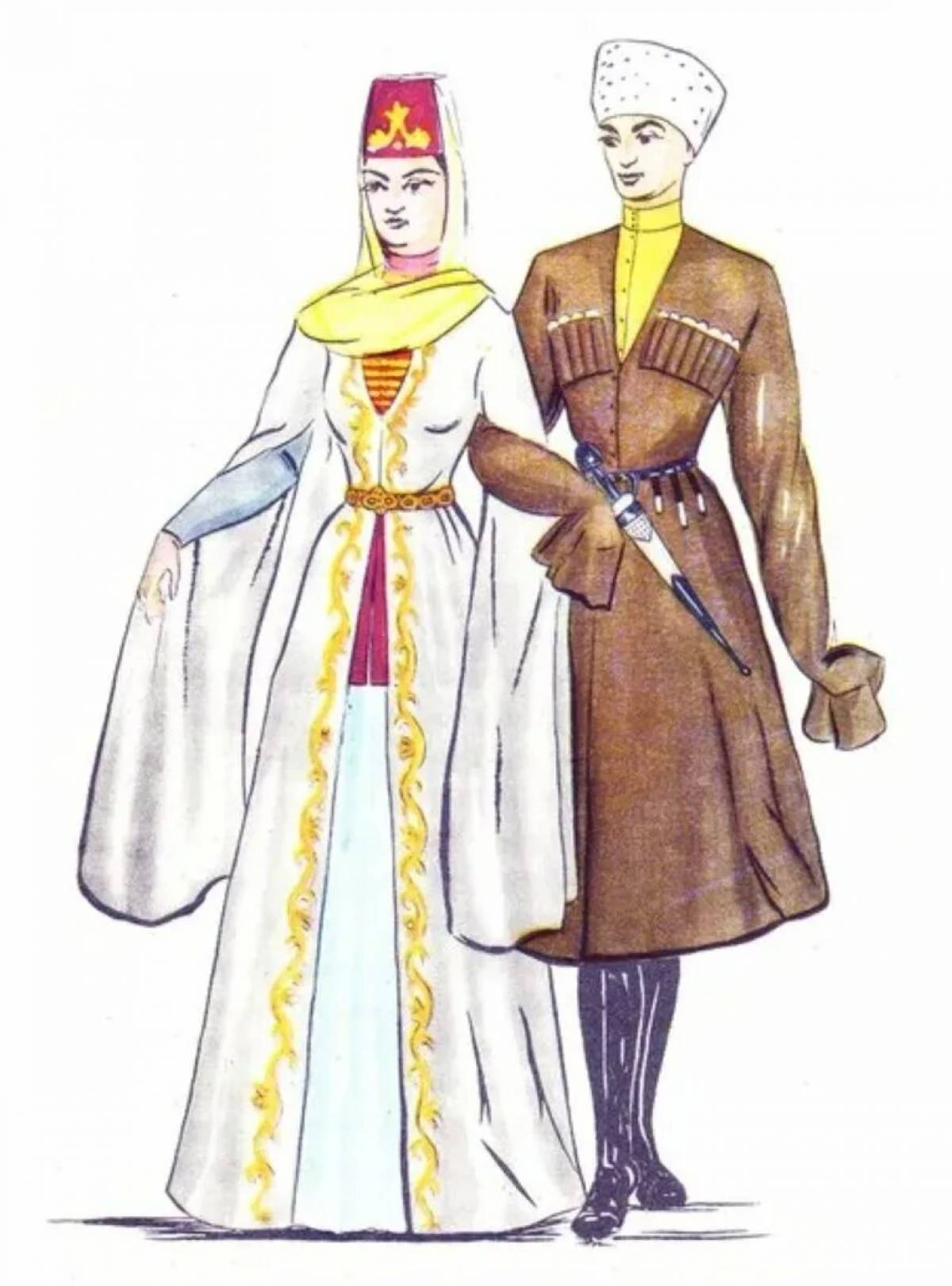 Народный национальный костюм осетинов
