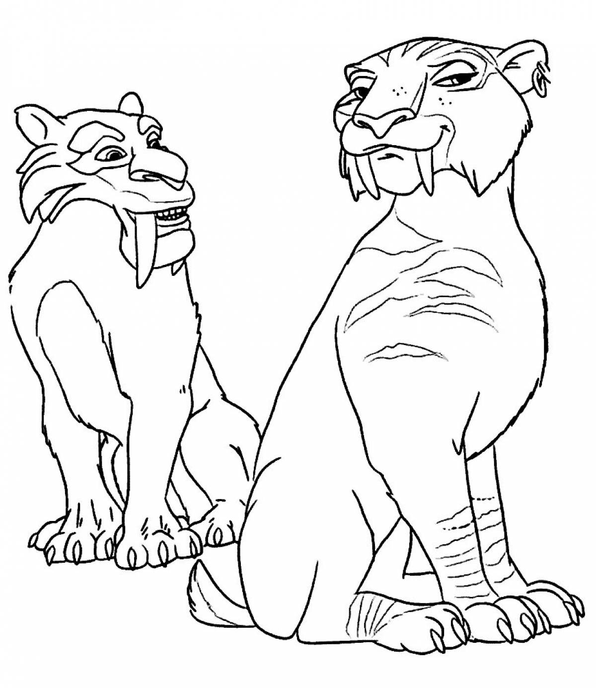 Саблезубый тигр Диего и Шира