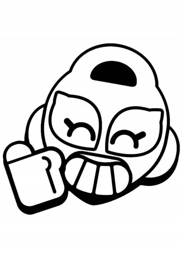 Coloring Pages Brawl stars icons (38 pcs) - download or print for free ...