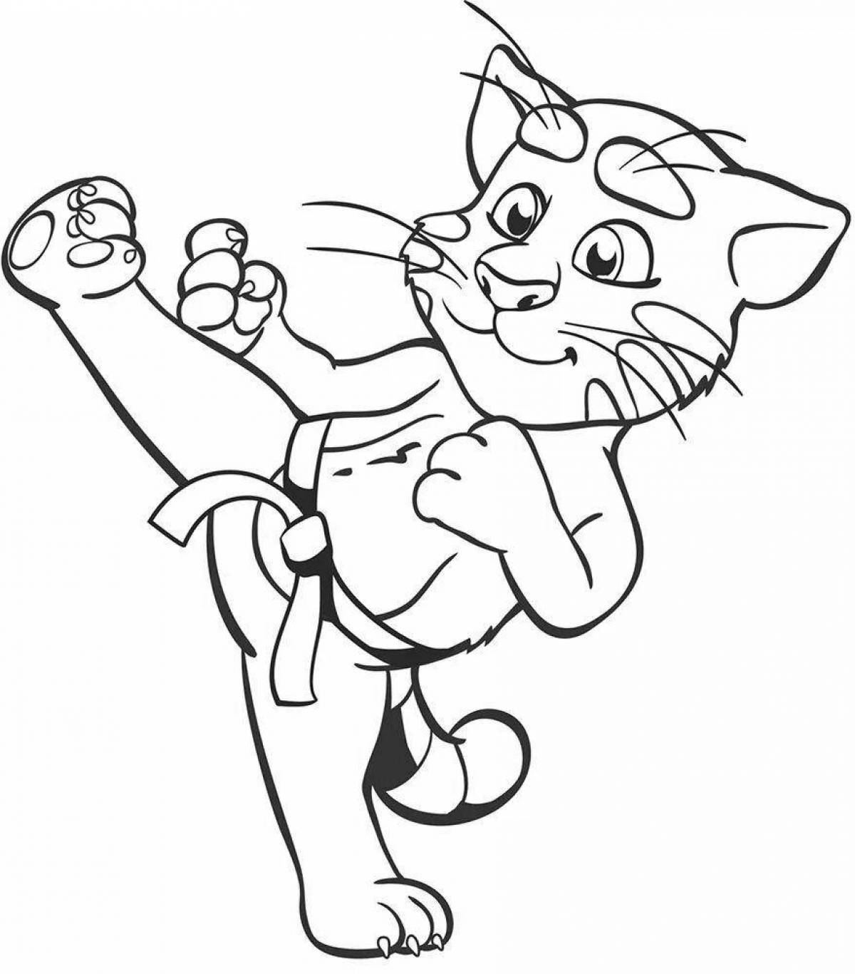 Charming tom and angela coloring pages for kids