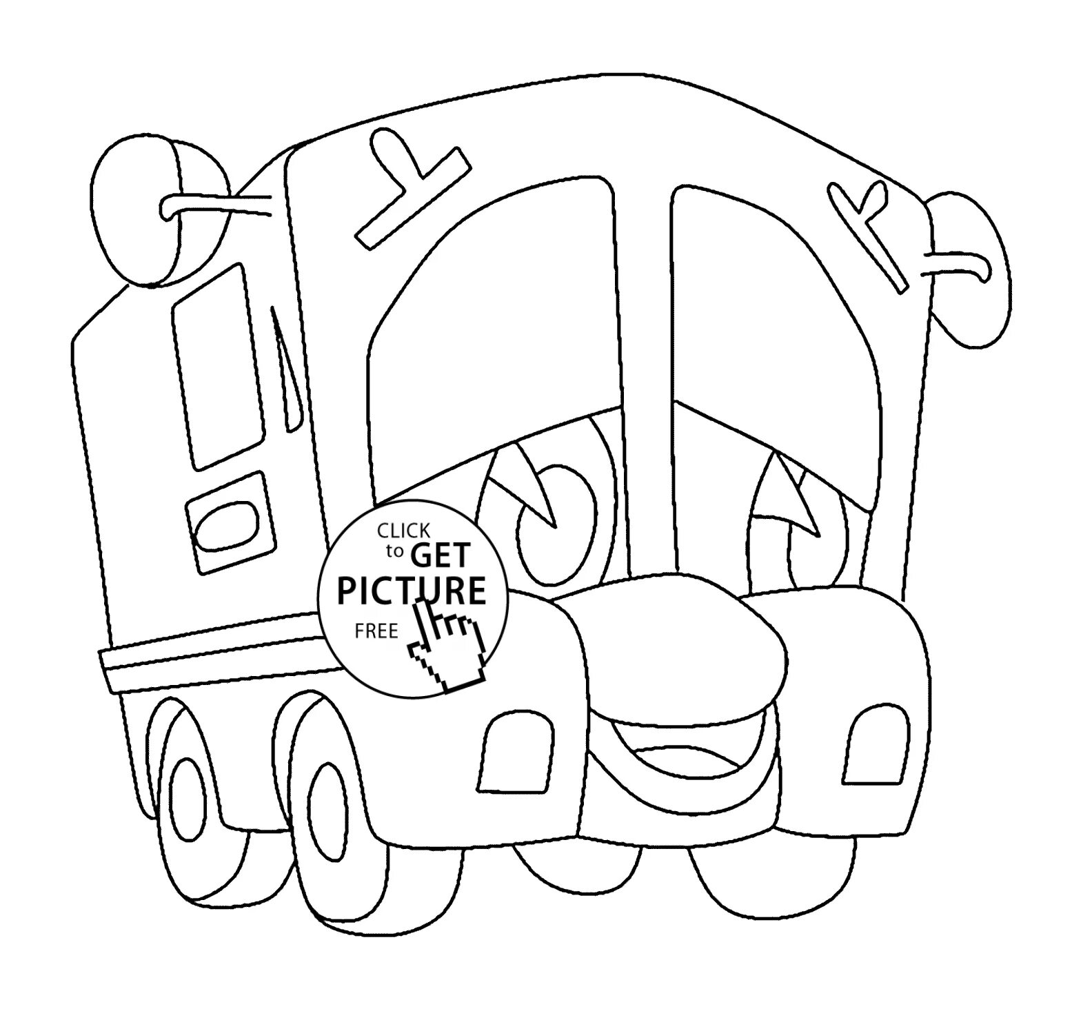 Noble Finley fire engine coloring page