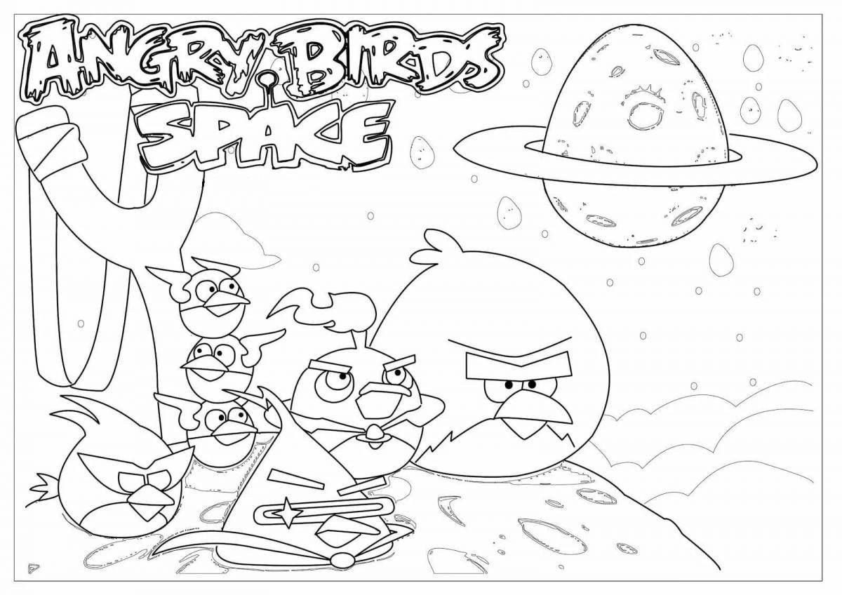 Angry birds seasons live coloring
