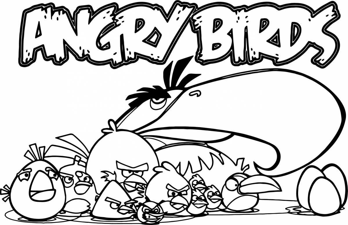 Angry birds seasons animated coloring book