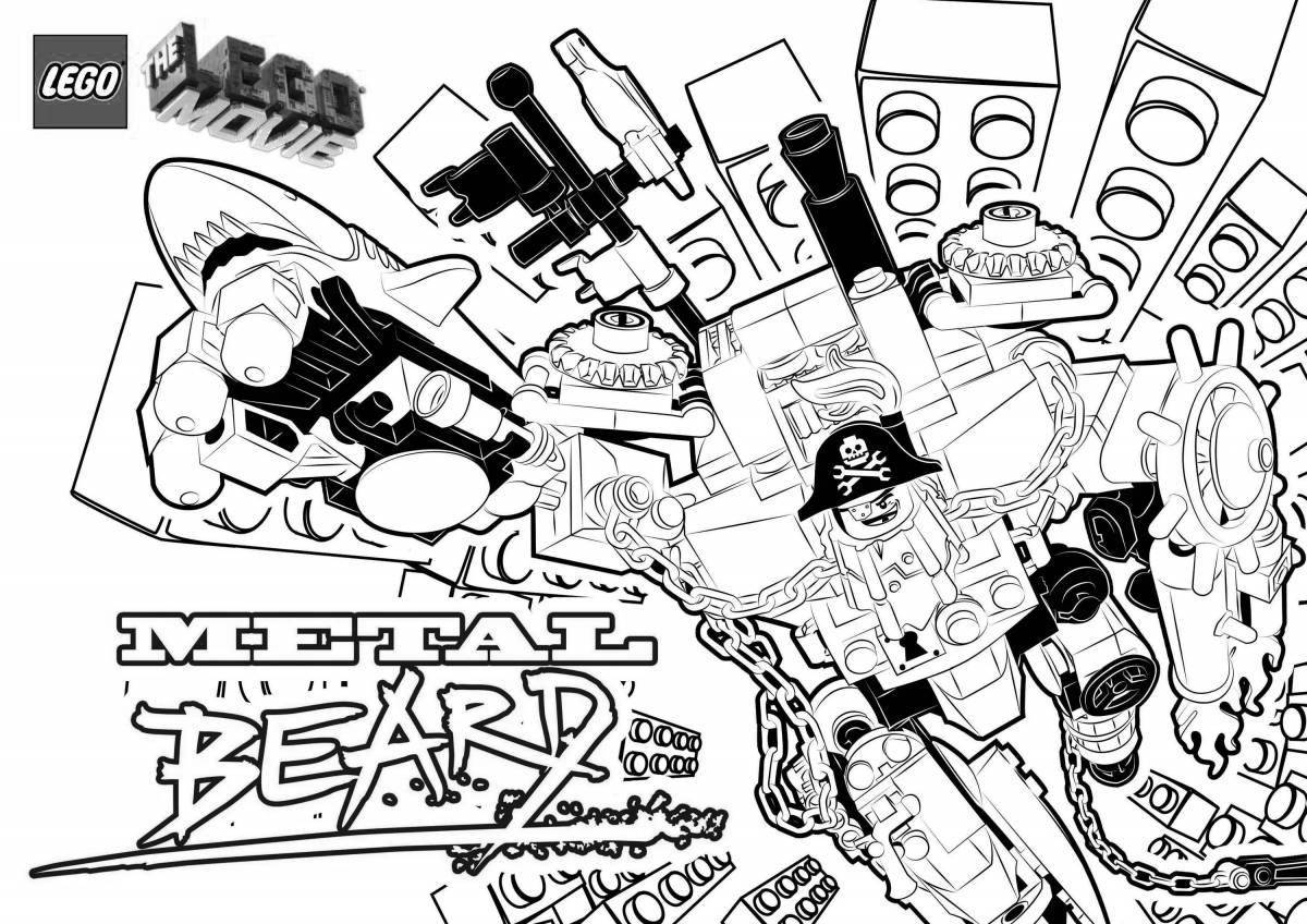 Amazing lego movie 2 coloring page