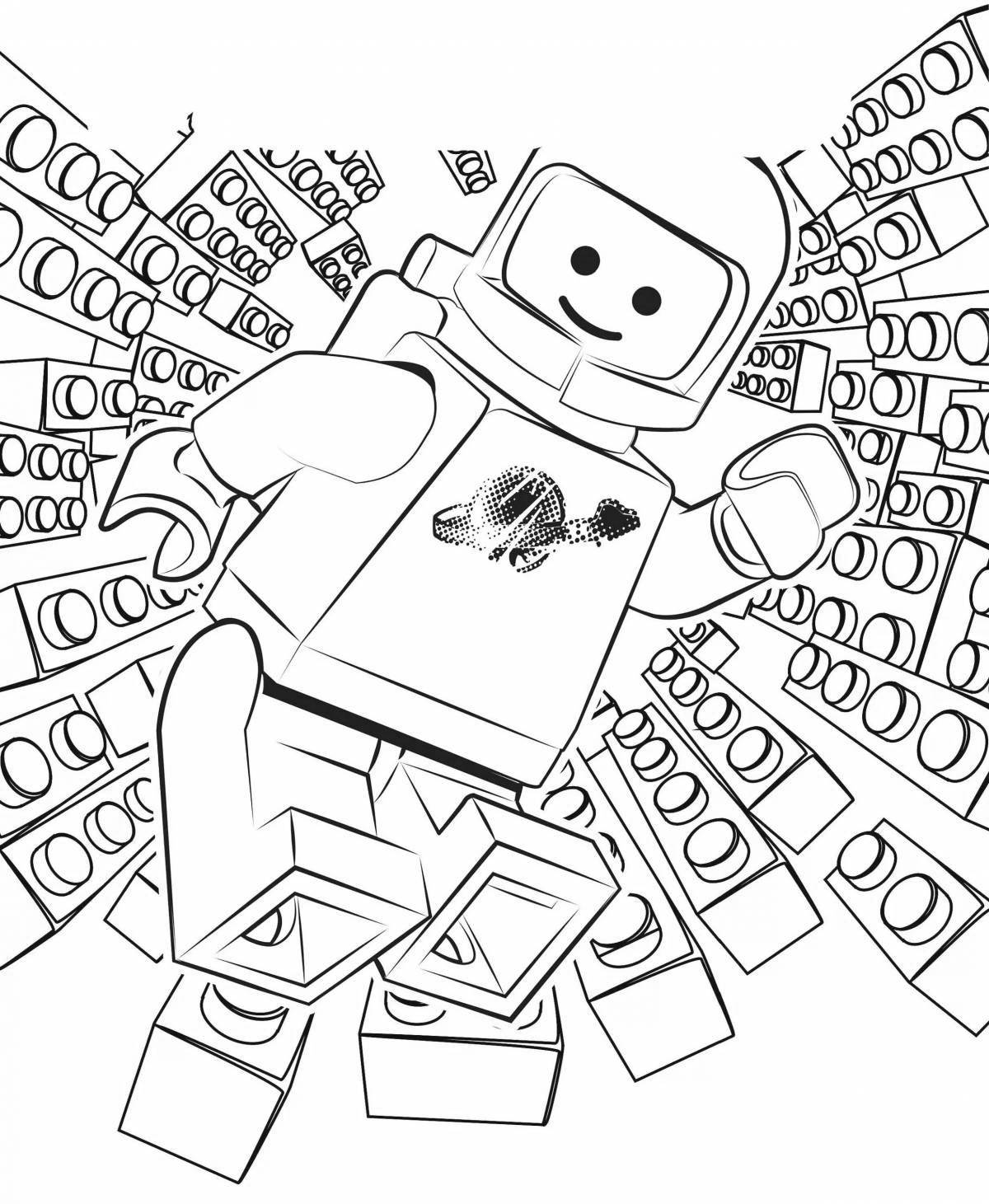 Coloring page adorable lego movie 2