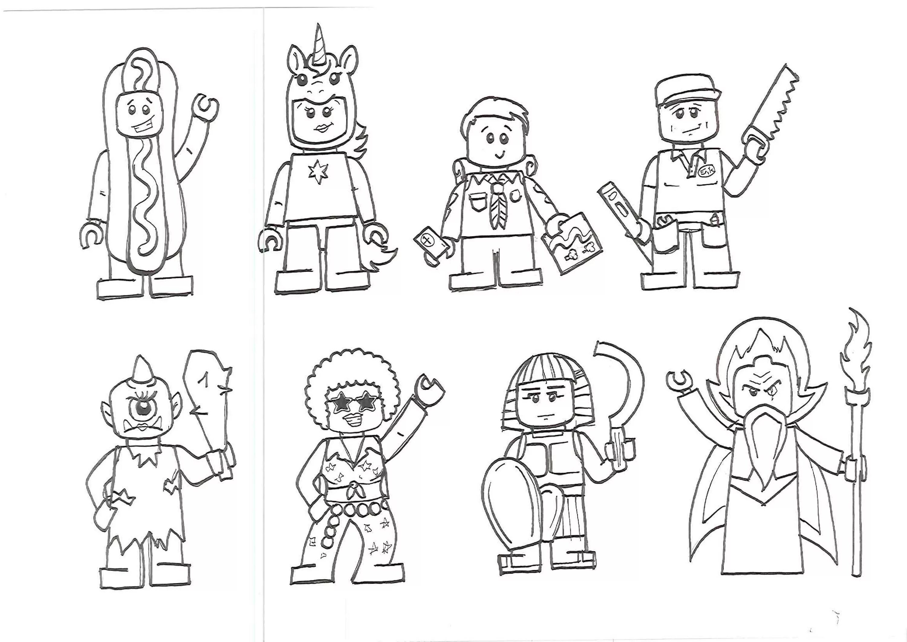 Animated lego movie 2 coloring book