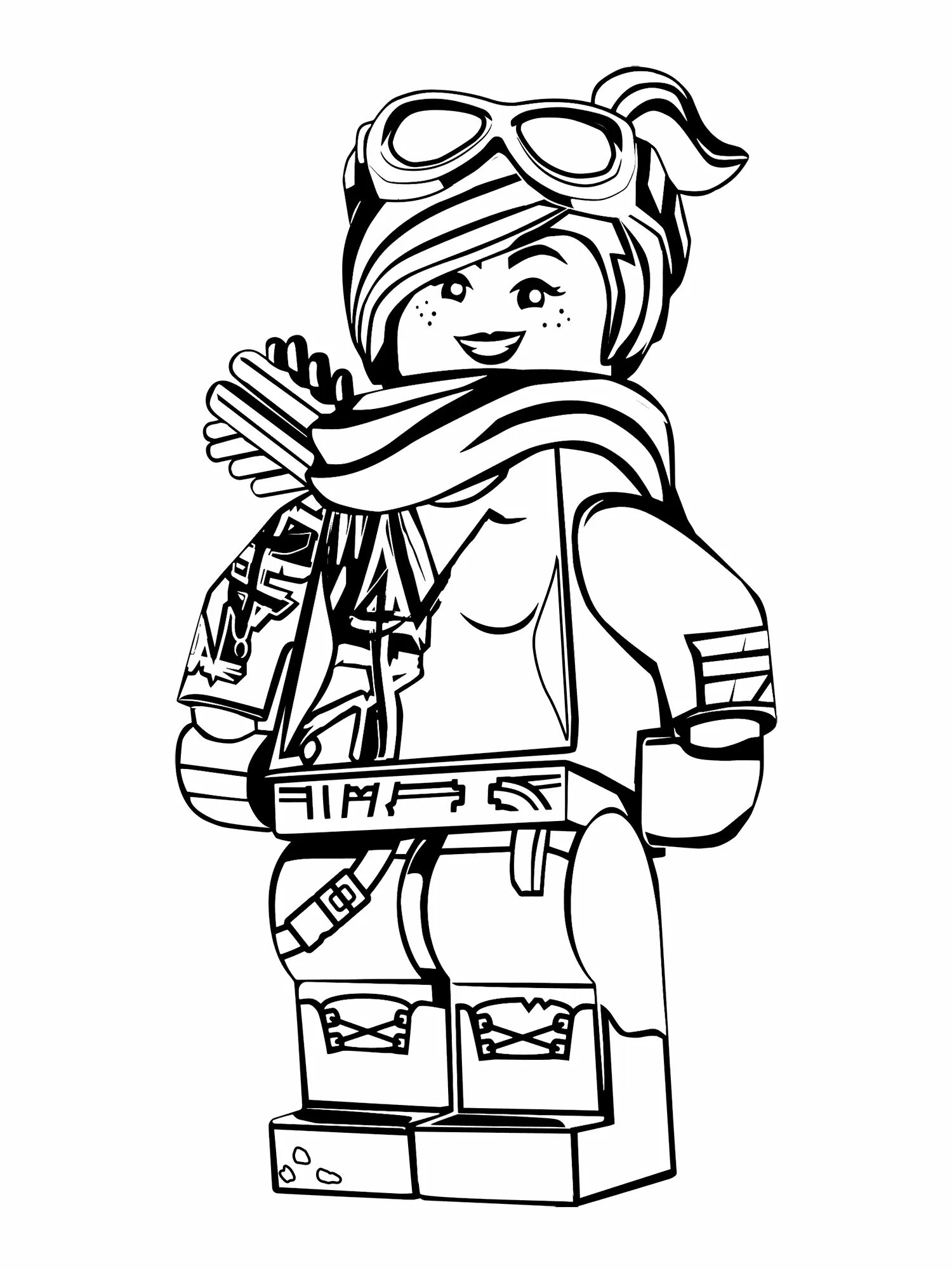 Witty lego movie 2 coloring book