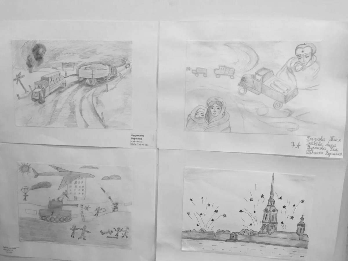 Blockade day coloring book