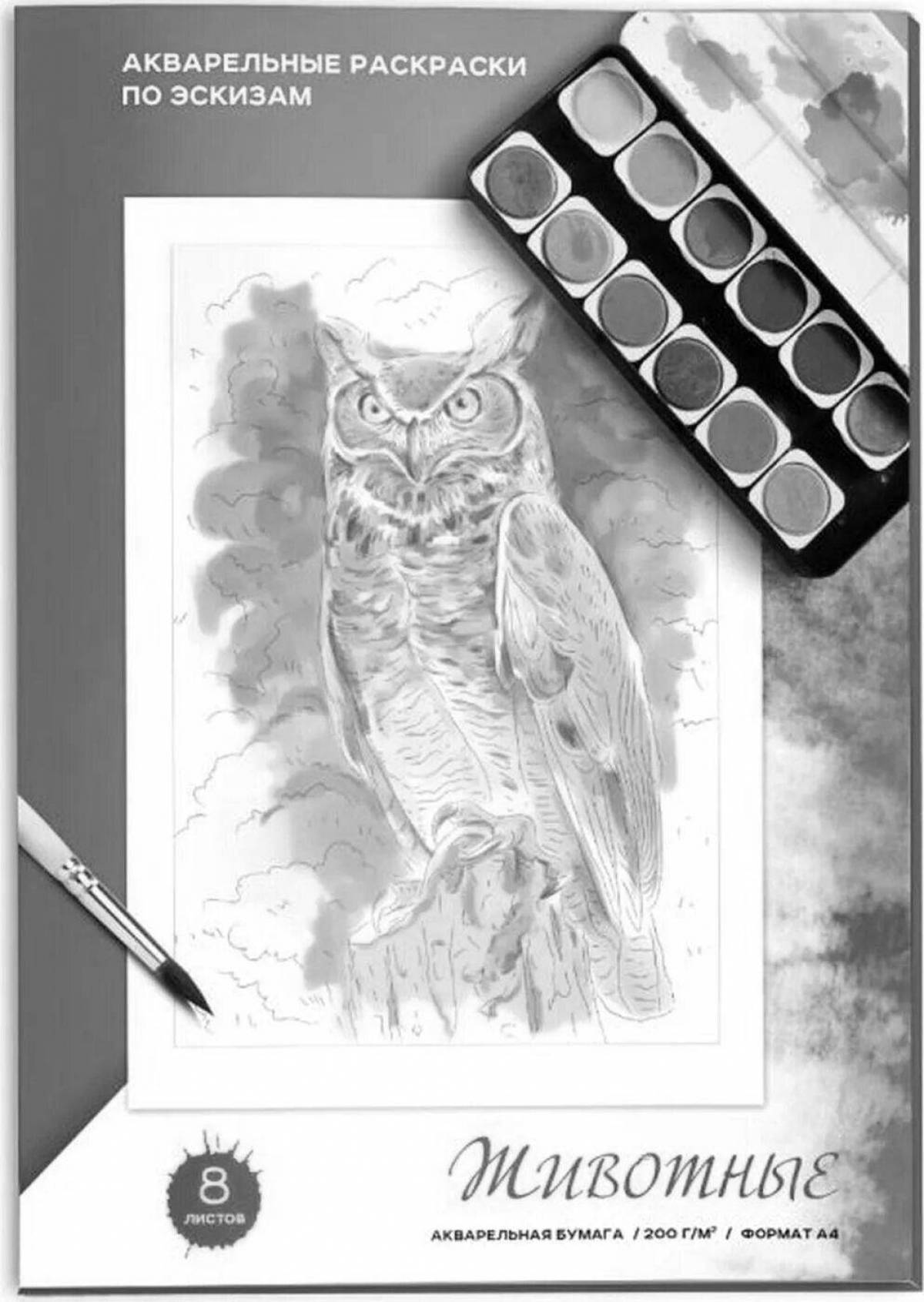 Bright watercolor sketches