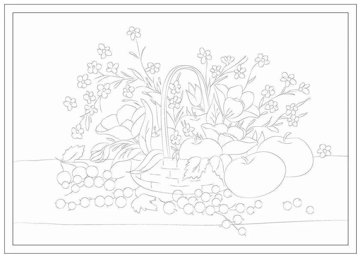 Delicate watercolor sketches