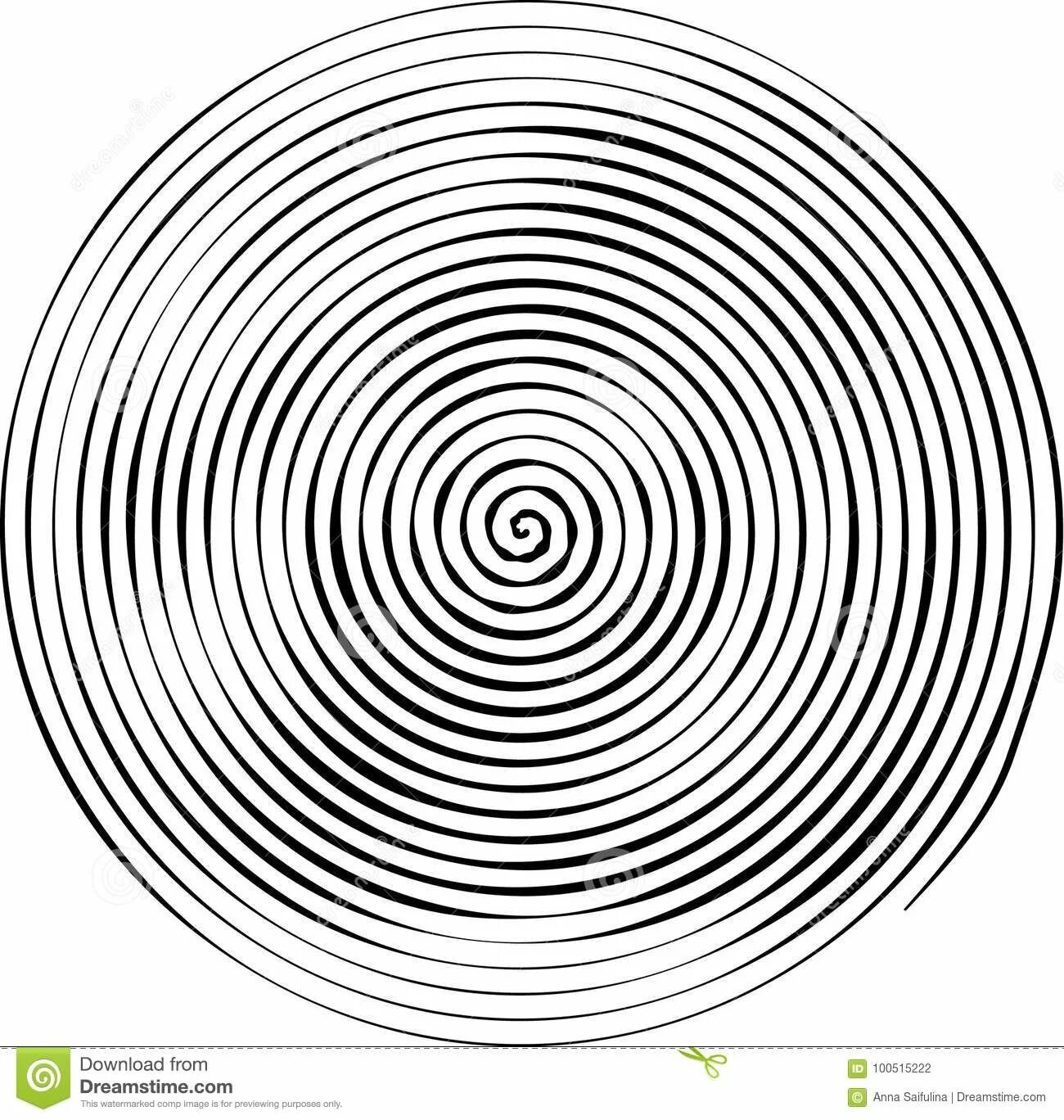 Luxury spiral coloring page