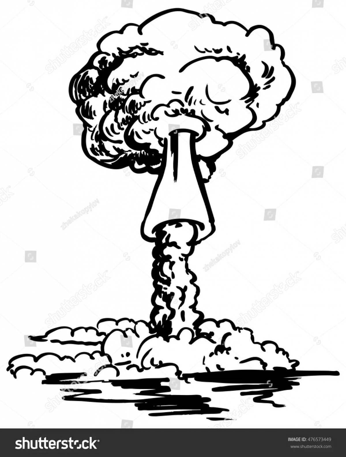 Complex coloring atomic bomb