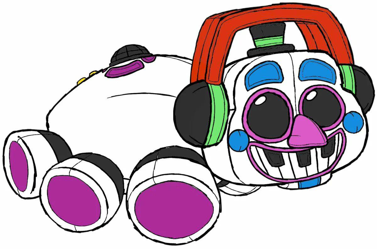 Exciting dj coloring book