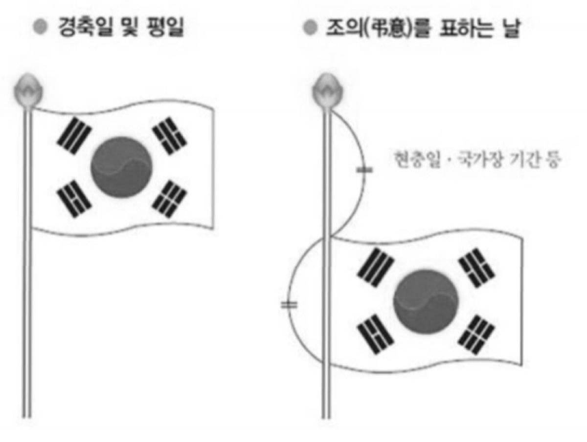 Раскраска королевский флаг южной кореи