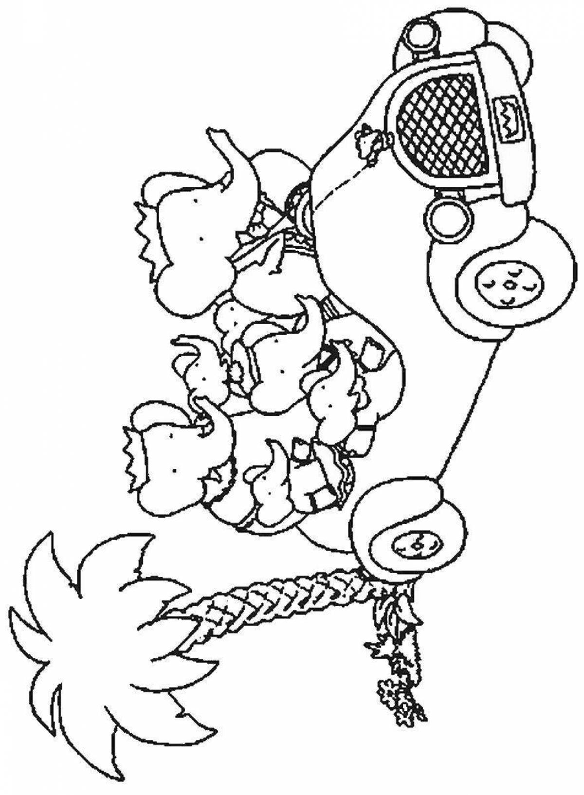 Coloring bright oliver and company