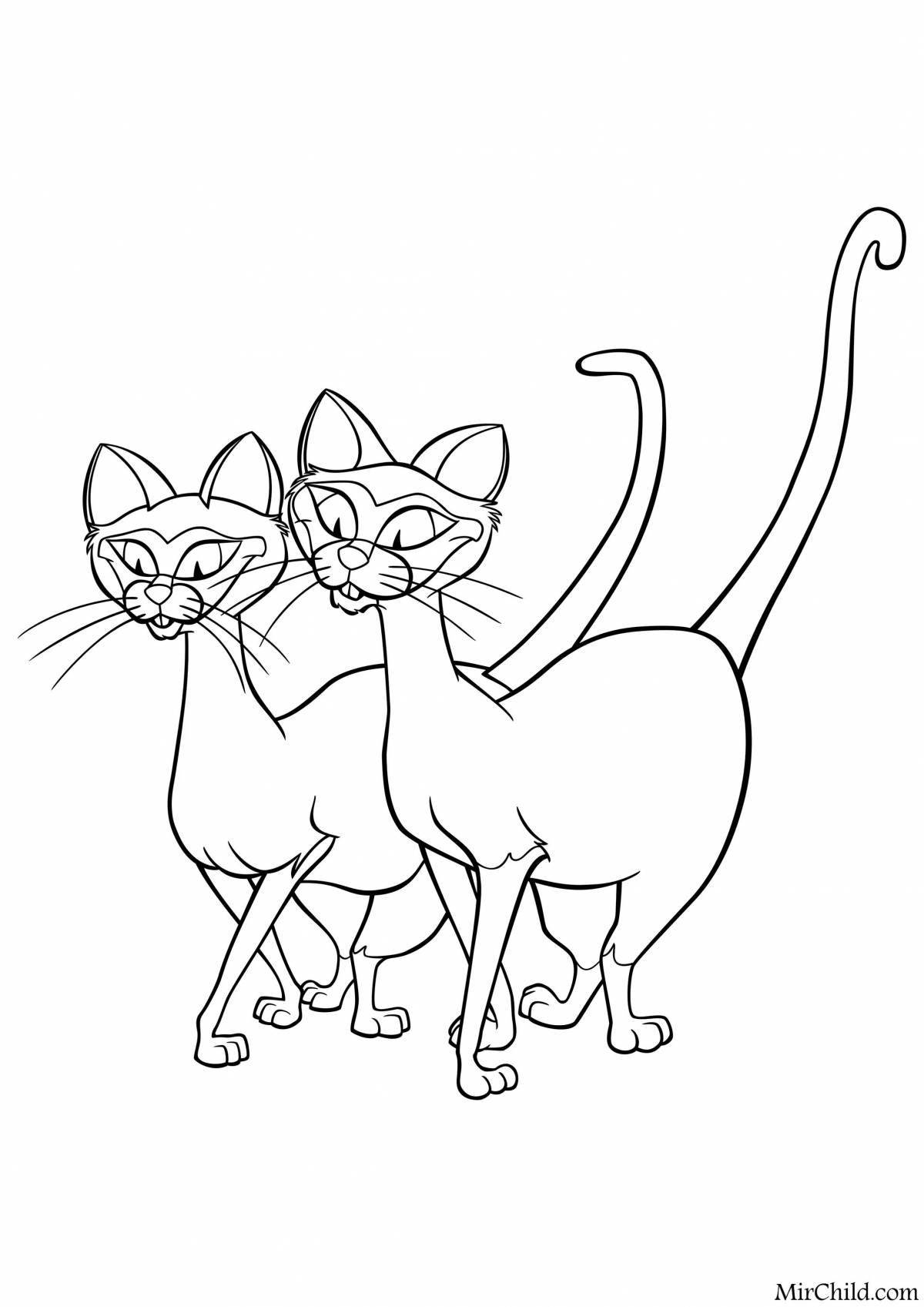 Fabulous Oliver and company coloring page