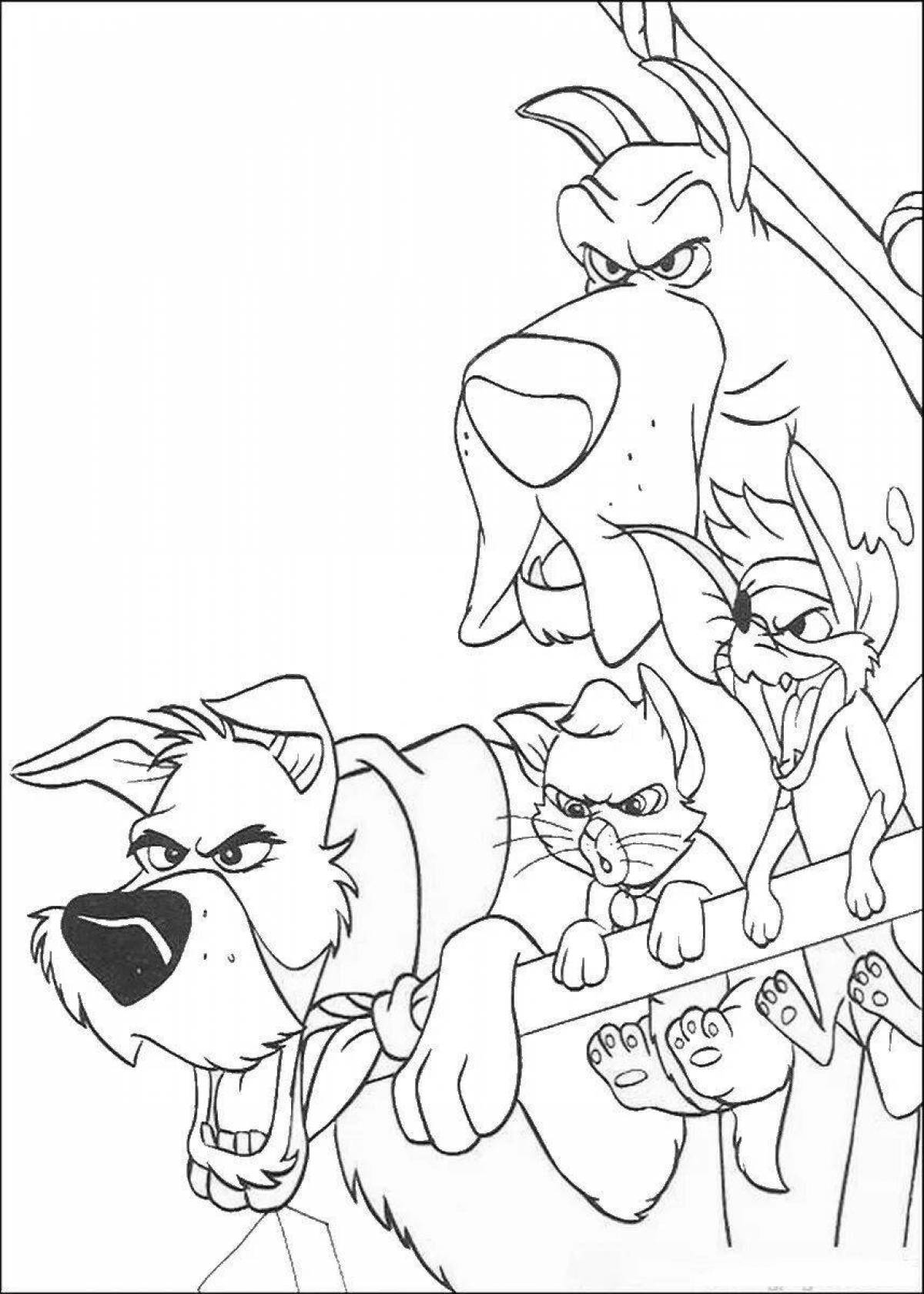 Unique oliver and company coloring