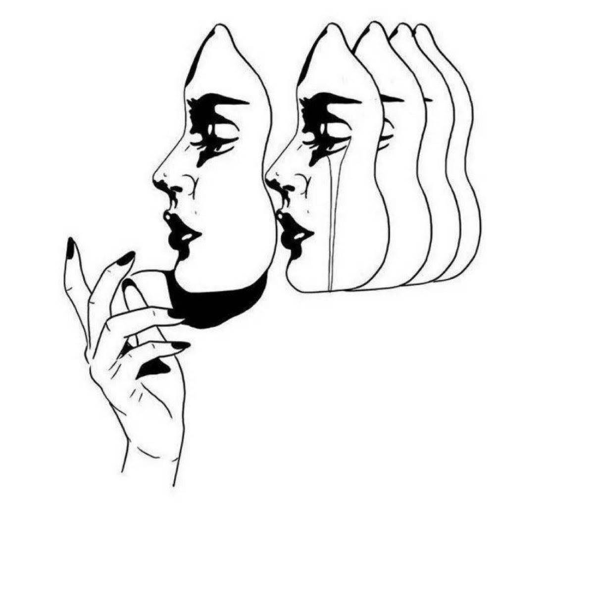 Colorful coloring poster