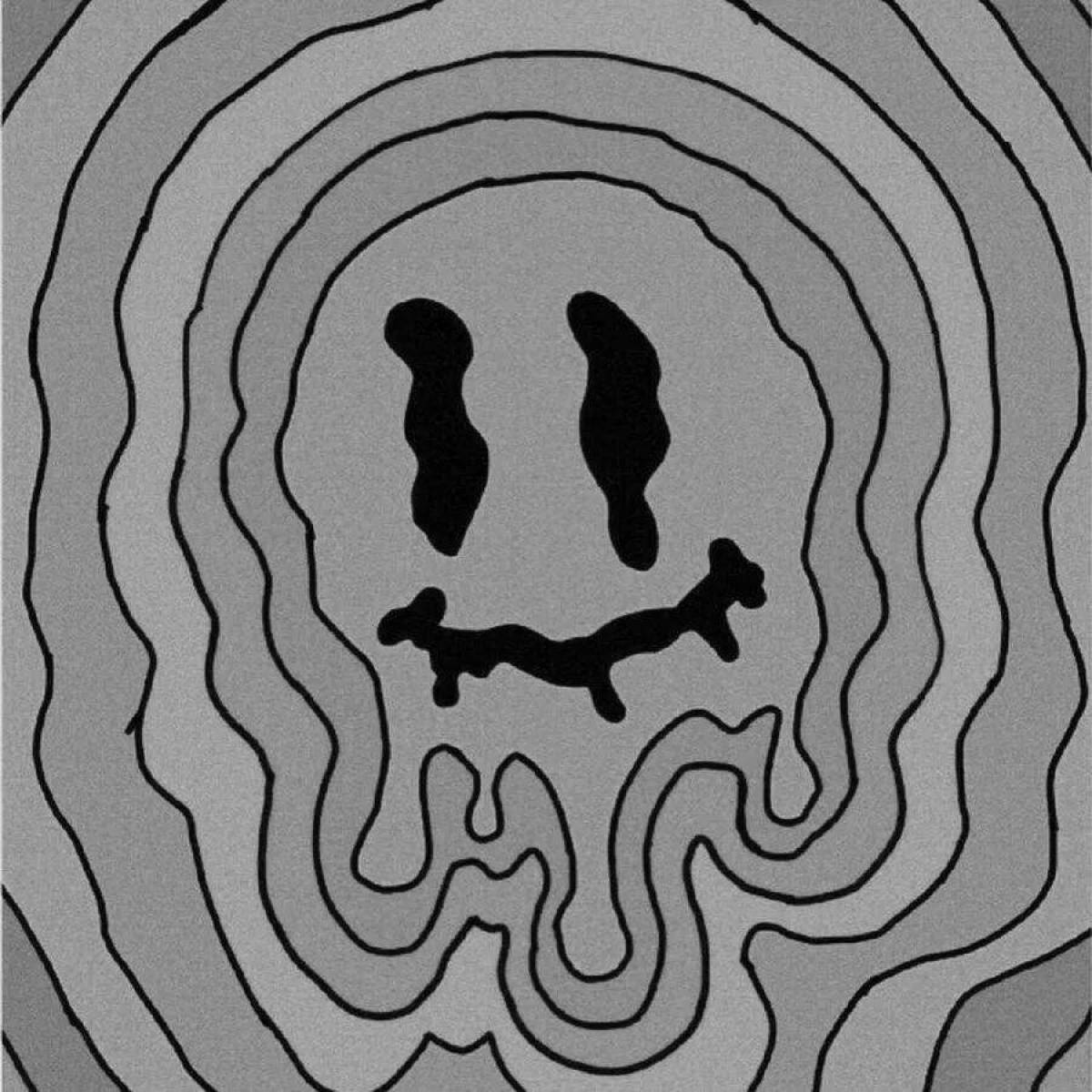 High color coloring poster