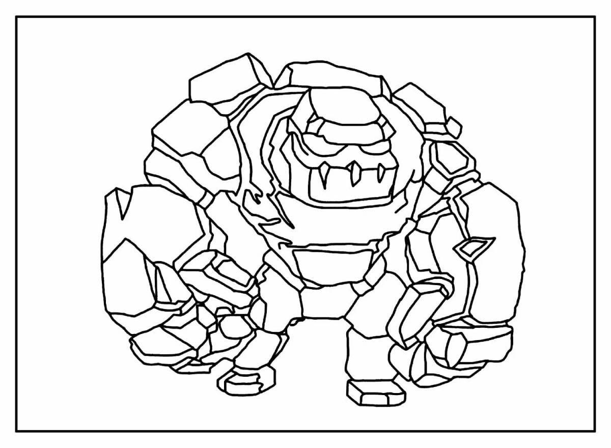 Fascinating clash of clans coloring book