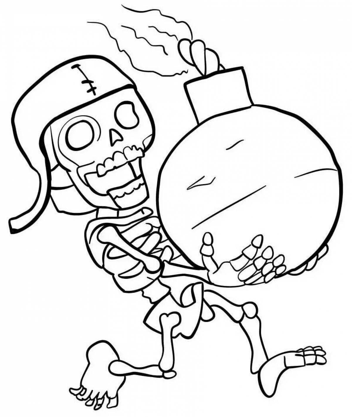 Exciting clash of clans coloring book