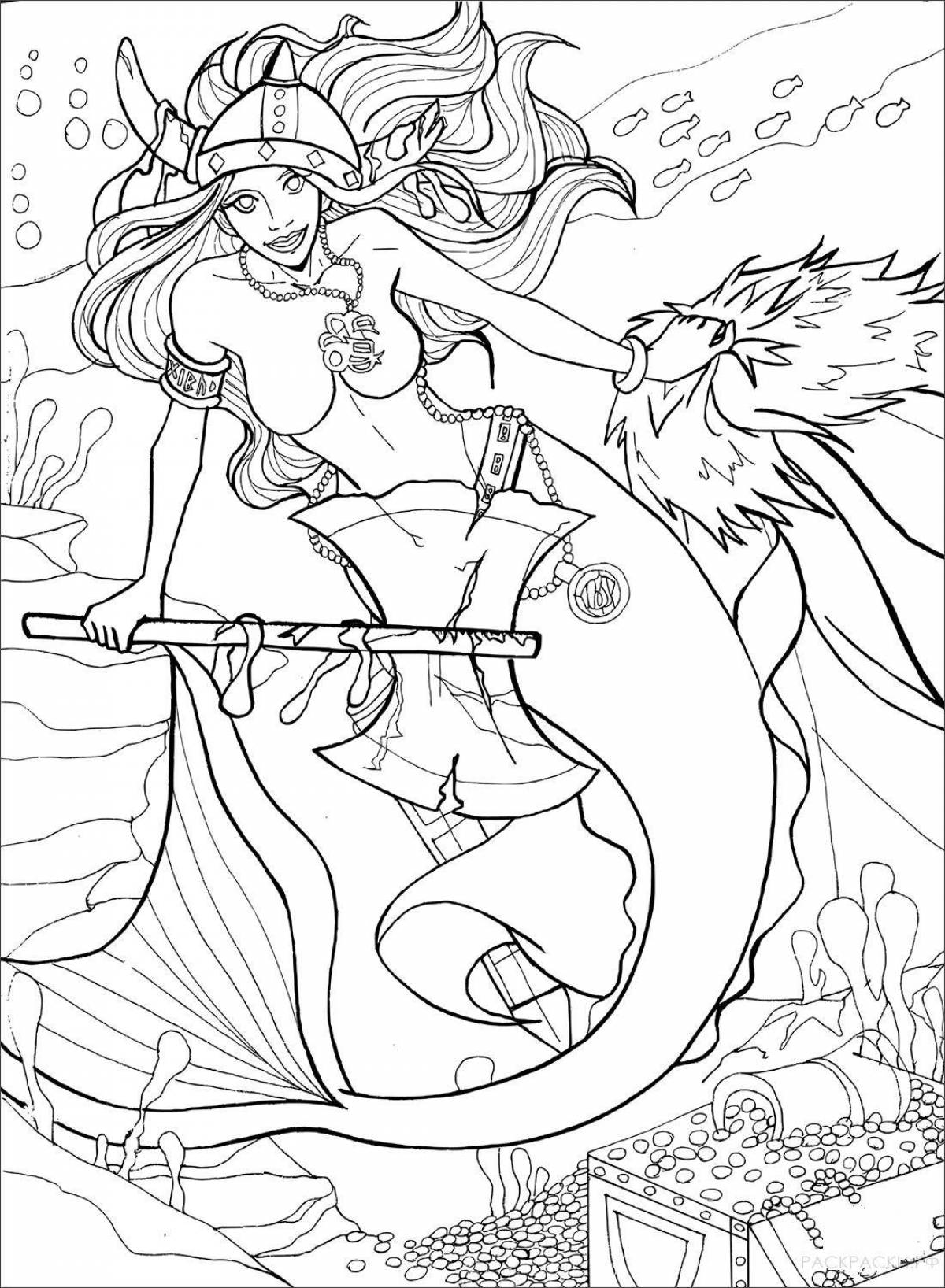 Tempting adult porn coloring page