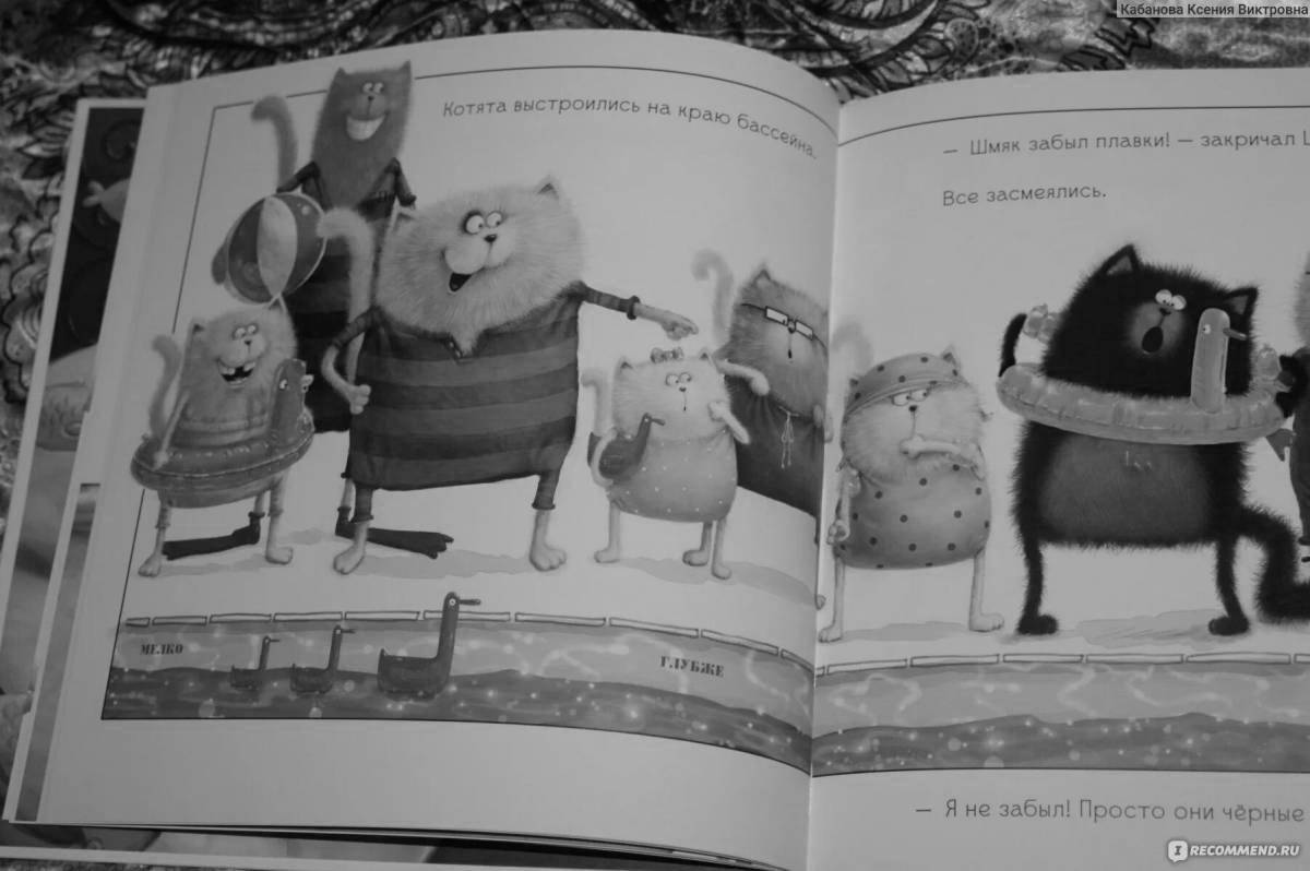 Juicy coloring shmyak and cheesecake