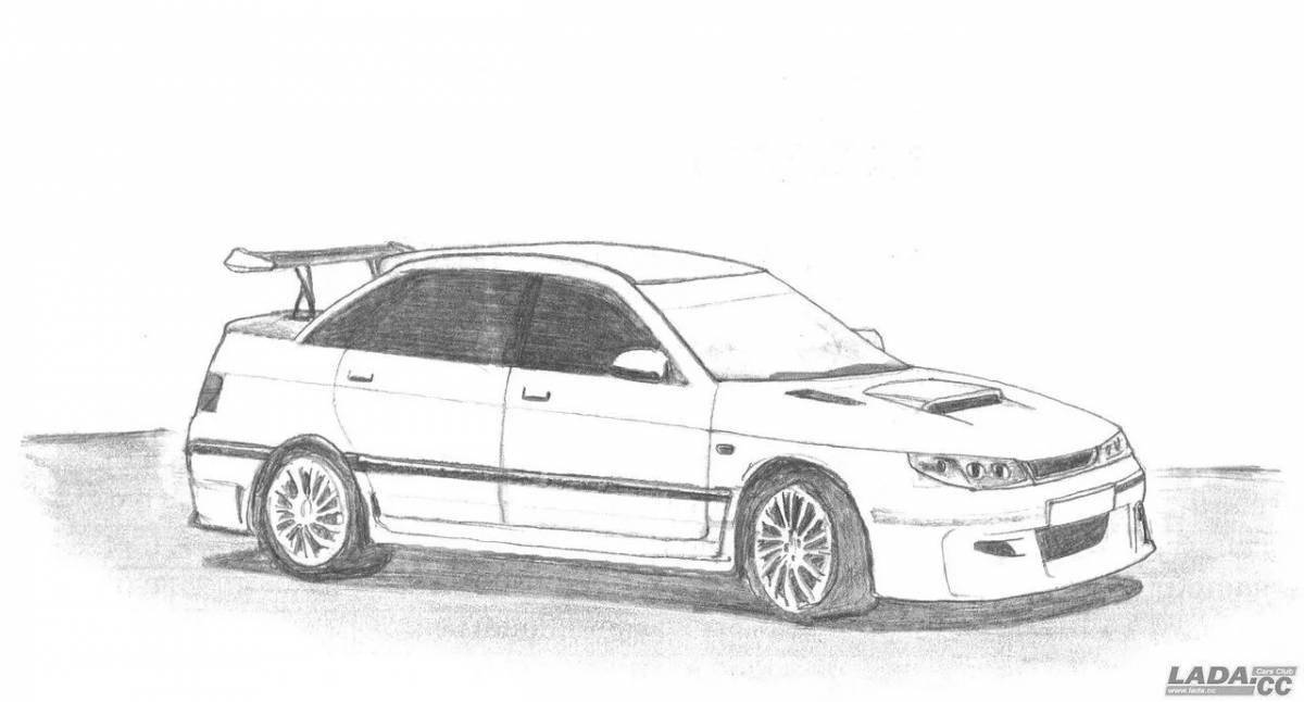 Coloring vaz 2114 bpan