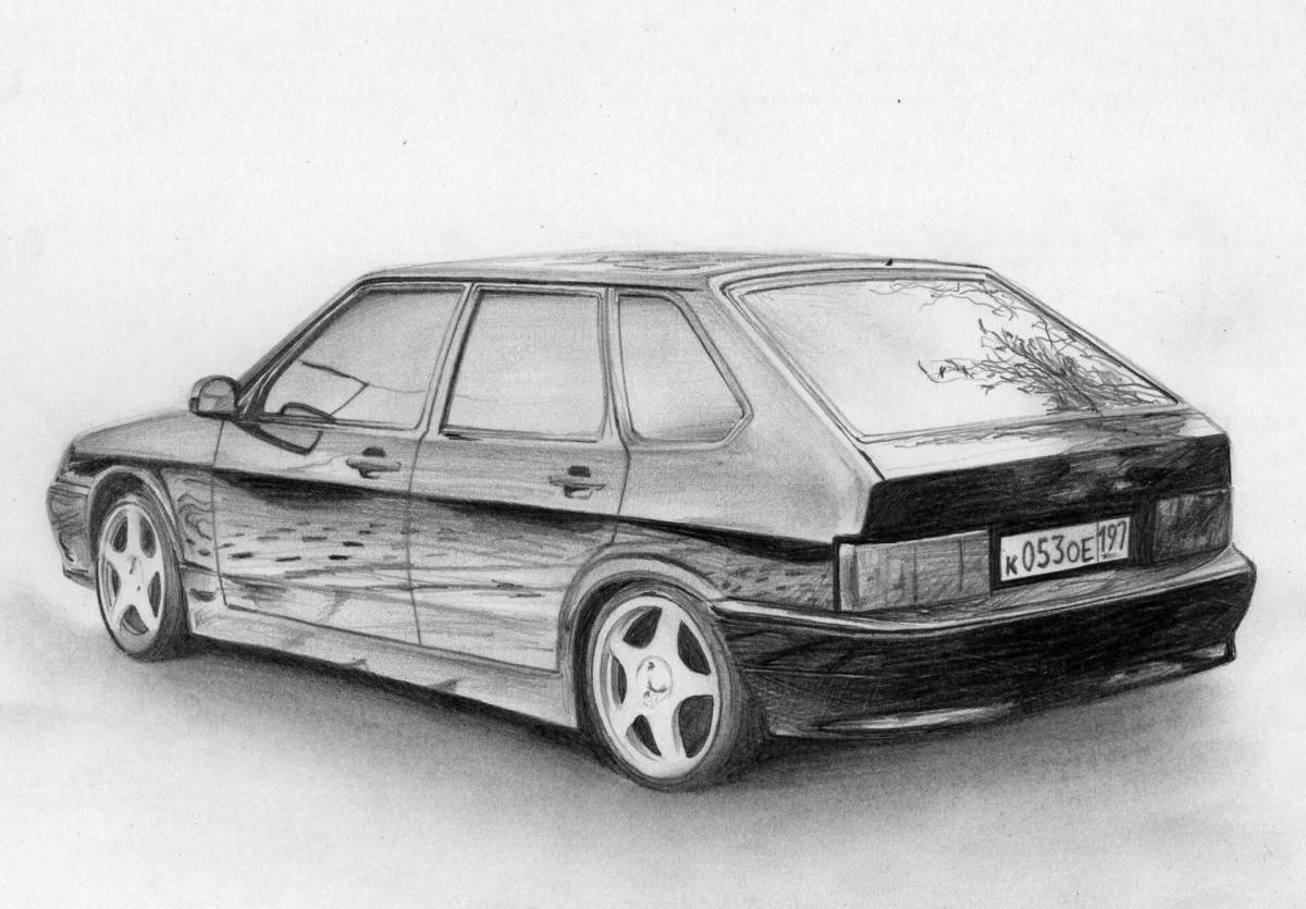 Coloring vaz 2114 bpan color-explosion