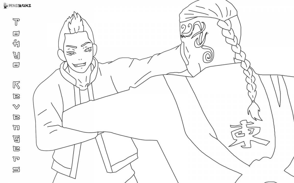 Dazzling coloring draken tokyo avengers