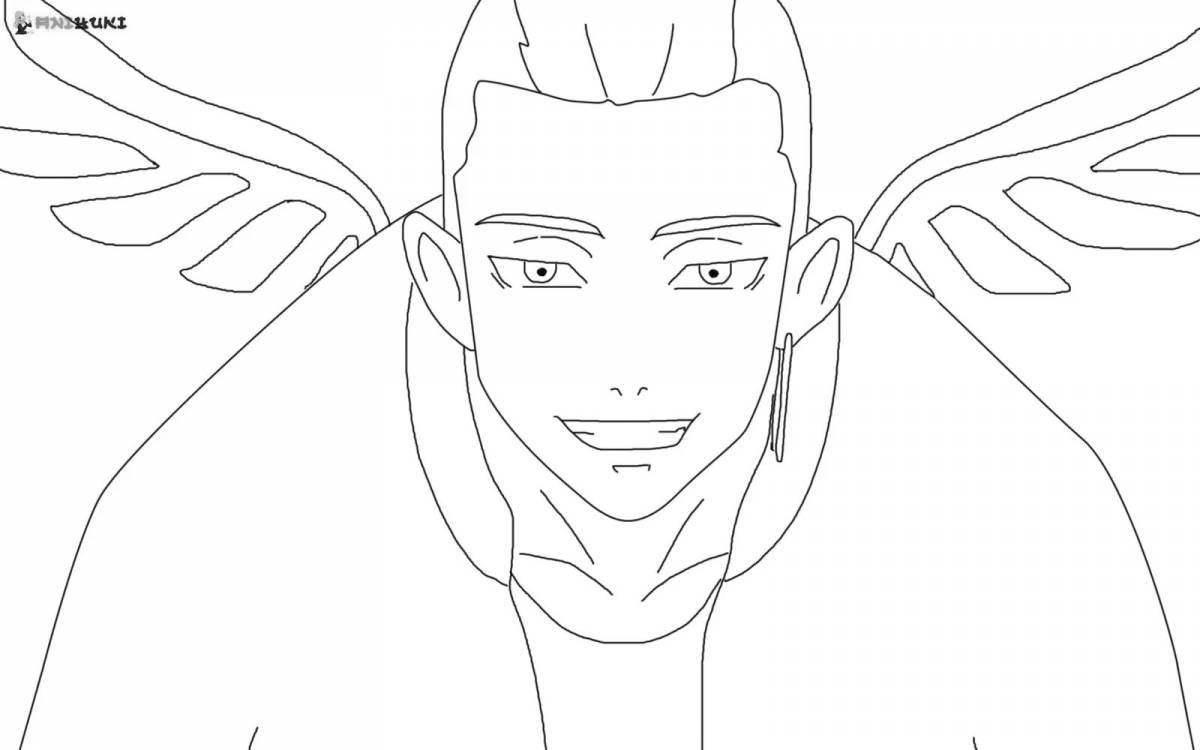 Exciting draken tokyo avengers coloring book