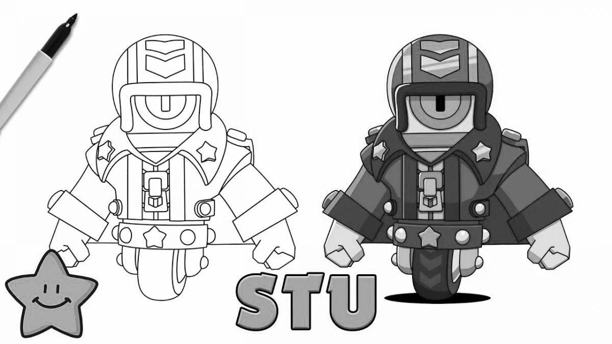 Coloring fun griff brawl stars