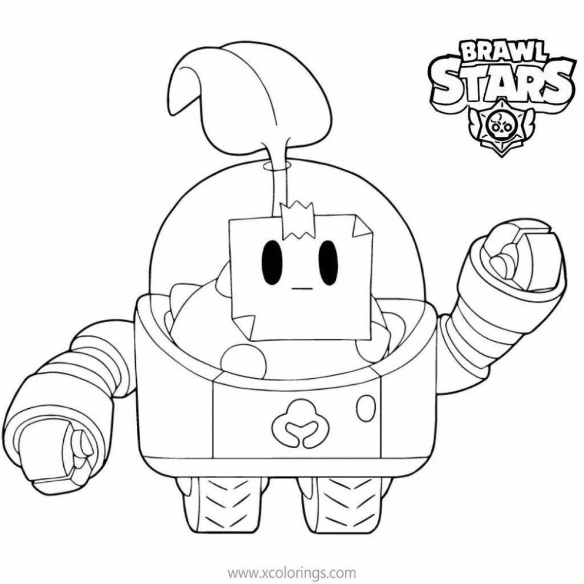 Coloring amazing griff brawl stars